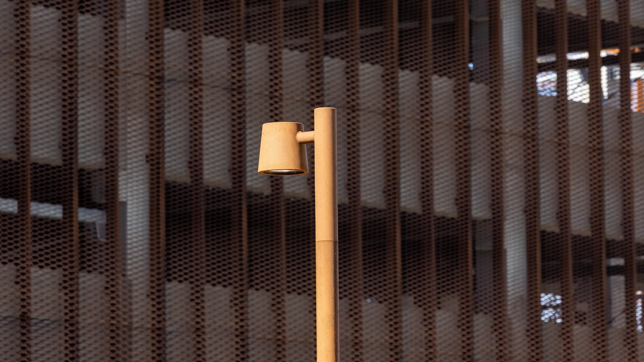 Corten steel lamp post ANTO L1014